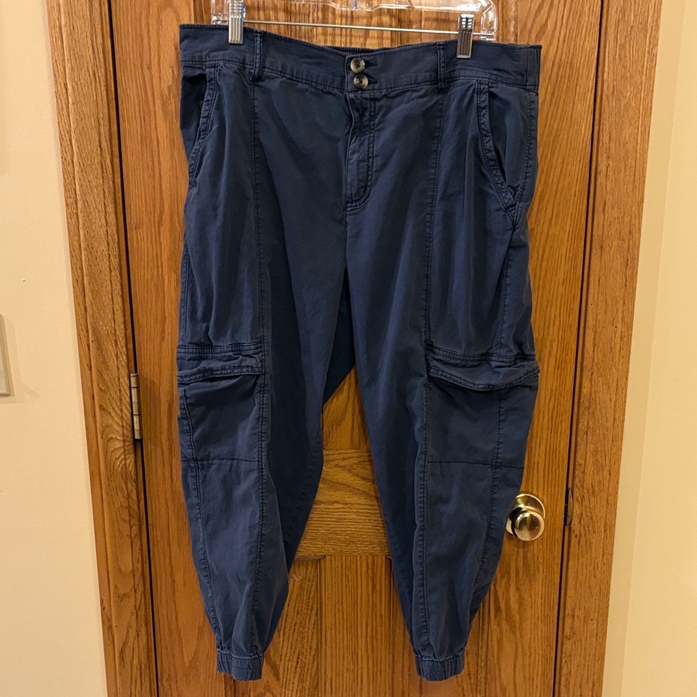 Sonoma Women's Navy Jogger Pants